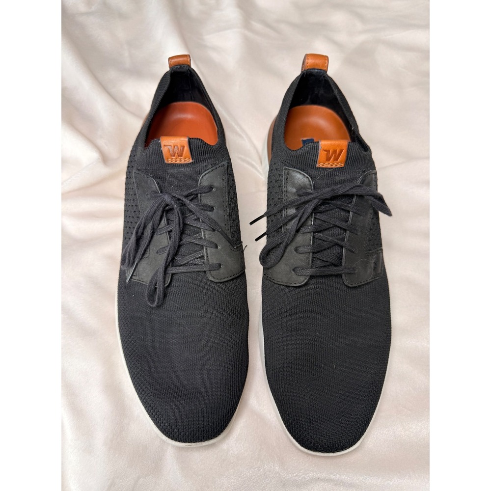 Wolf & Shepherd SwiftKnit Derby Black Mens Shoes Size 11 Hybrid Sneaker Dress